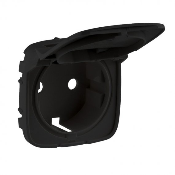 Фотография товара 'Legrand Valena ALLURE Лицевая панель розетки 2К+З с крышкой 754848'