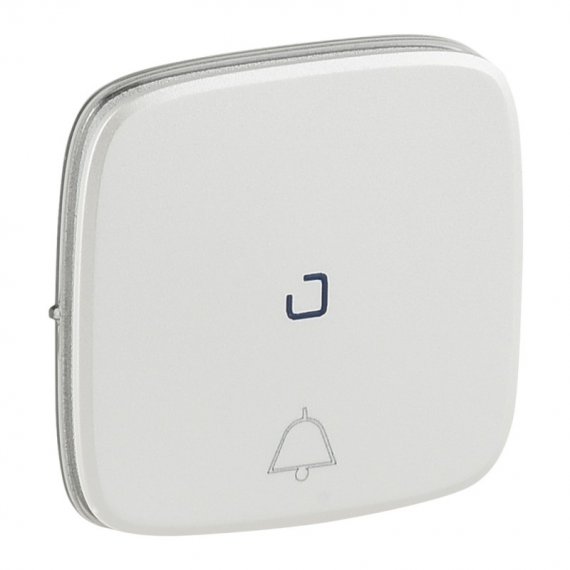 Фотография товара 'Legrand Valena ALLURE Лицевая панель для кнопочного выключателя, с символом звонок 755094'