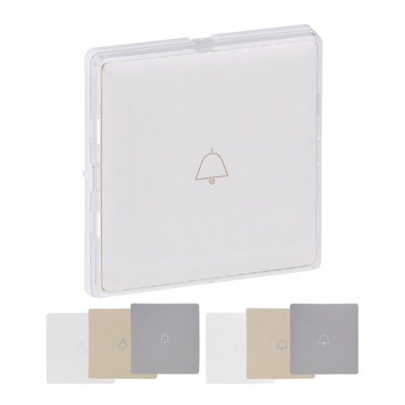 Фотография товара 'Legrand Valena LIFE Лицевая панель для кнопочного выключателя с держателем маркировки 755110'