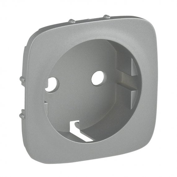 Фотография товара 'Legrand Valena ALLURE Лицевая панель для силовой розетки 2К+З с зажимами 755257'