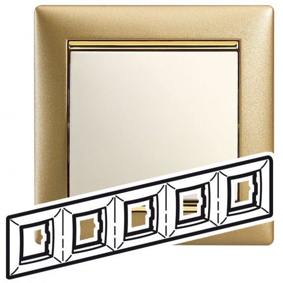 Фотография товара 'Legrand Valena Рамка 5-постовая 770305'