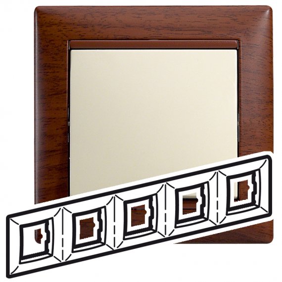 Фотография товара 'Legrand Valena Рамка 5-постовая 770315'