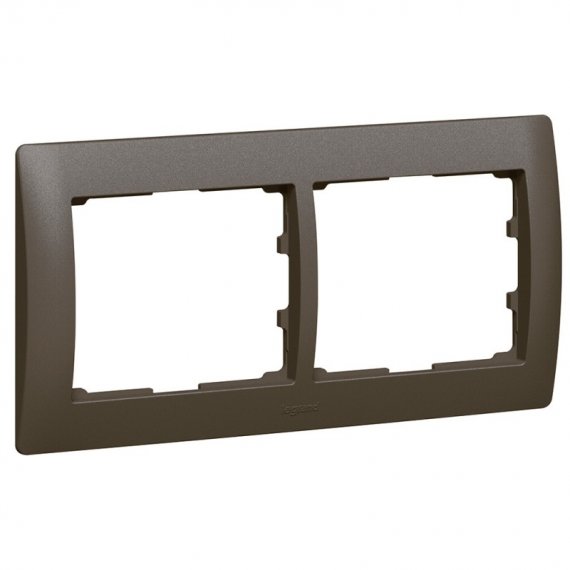 Фотография товара 'Legrand Рамка - Galea Life - 2 поста - горизонтальный монтаж 771202'