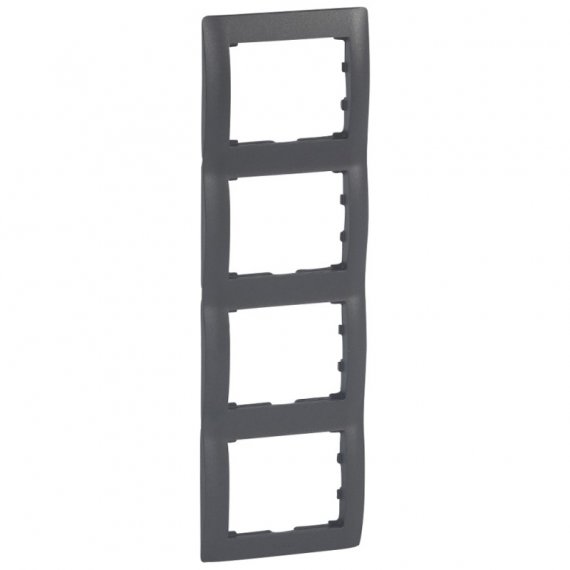 Фотография товара 'Legrand Рамка - Galea Life - 4 поста - вертикальный монтаж 771208'