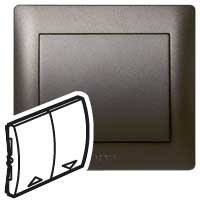 Фотография товара 'Legrand Клавиша - Galea Life - двойная для механизмов управления рольставнями 771214'