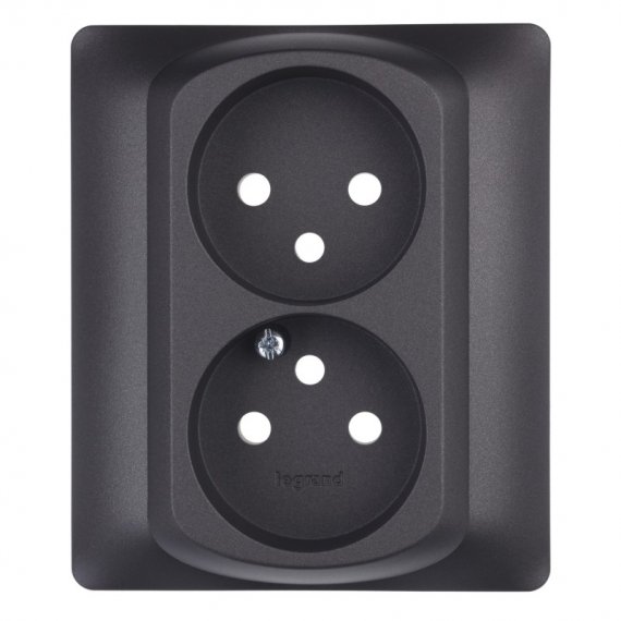 Фотография товара 'Legrand Лицевая Панель Для Розеток 2х2к 771235'