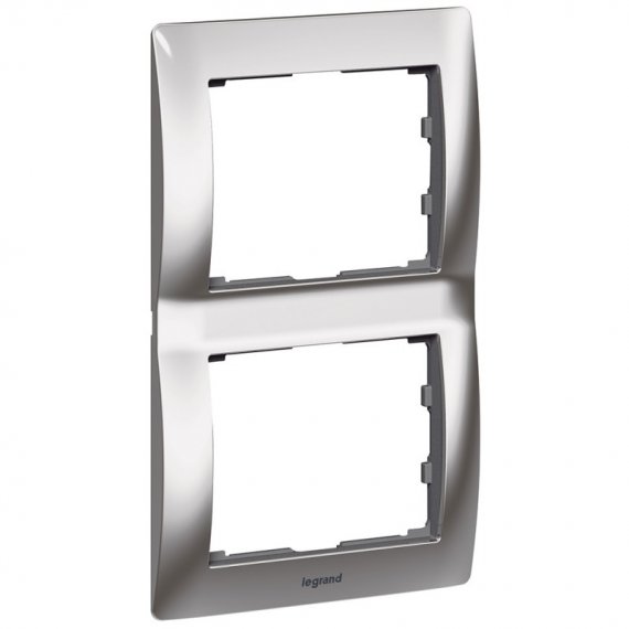 Фотография товара 'Legrand Рамка - Galea Life - 2 поста - вертикальный монтаж 771936'