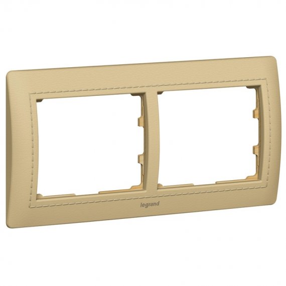 Фотография товара 'Legrand Рамка - Galea Life - 2 поста - горизонтальный монтаж 771991'