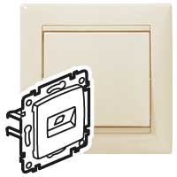 Фотография товара 'Legrand Информационная розетка - Valena - RJ45 - категория 6 - FTP - 2 выхода 774133'