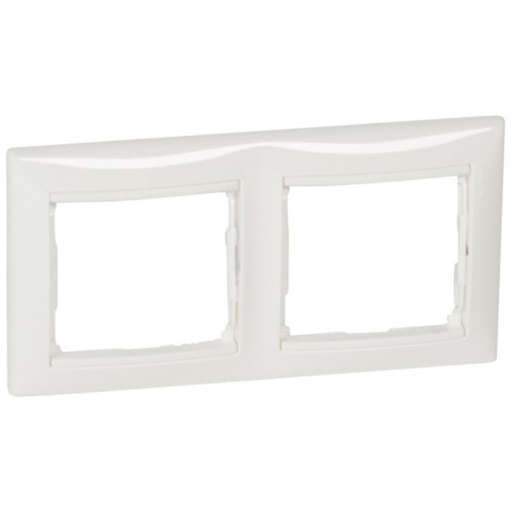 Фотография товара 'Legrand Рамка - Valena - 2 постовая горизонтальный монтаж 774452'