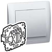 Фотография товара 'Legrand Переключатель на 2 направления двойной с подсветкой - Galea Life - 10 A - 250 В 775608'