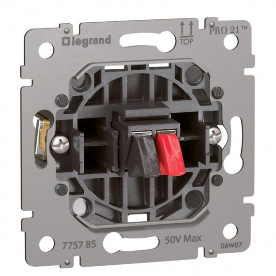 Фотография товара 'Legrand Розетка для акустических стереосистем - Galea Life 775785'