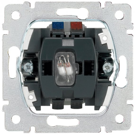 Фотография товара 'Legrand Выключатель без фиксации с двумя переключающимися контактами Galea Life 775846'