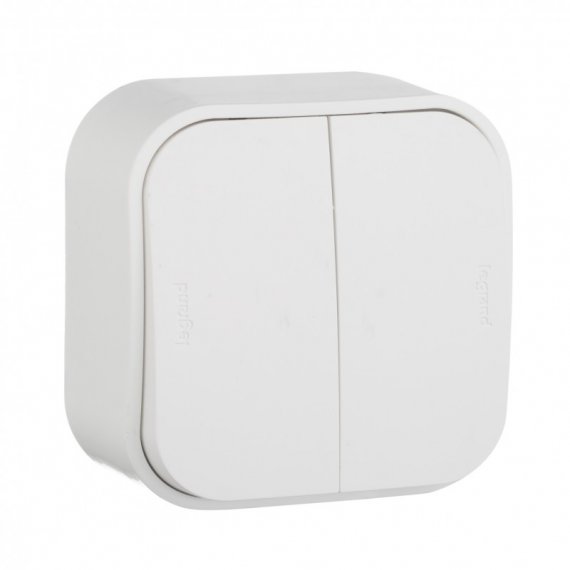 Фотография товара 'Legrand Переключатель двухклавишный на 2 направления 782206'