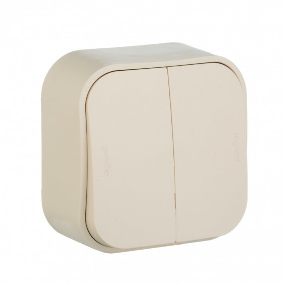 Фотография товара 'Legrand Переключатель двухклавишный на два направления 782236'