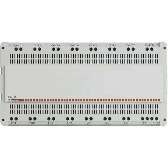 Фотография товара 'Legrand Многоканальный коммутатор - MyHOME - SCS - 4 аудио и 4 видео входа - 8 выходов F441M'