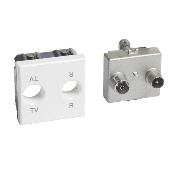Фотография товара 'Legrand Axolute. Розетка TV-SAT H4214M2D'
