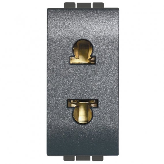 Фотография товара 'Legrand Розетка 2П 16A, 127V Евро-американский стандарт, 1 модуль L4125S'