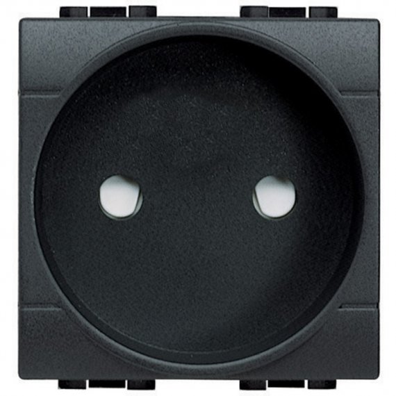 Фотография товара 'Legrand Розетка 2П 10А/16А 250В с защитными шторками 2 модуля L4143'