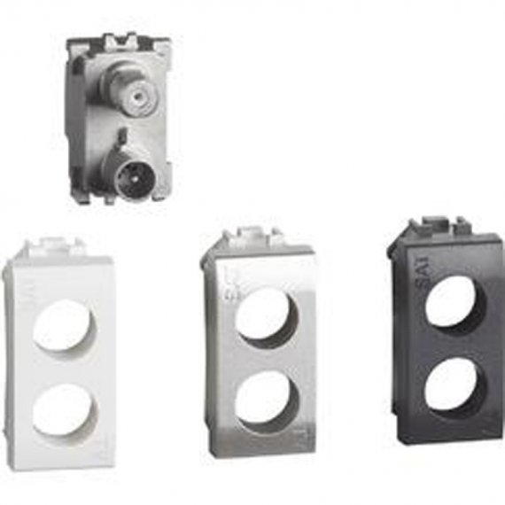 Фотография товара 'Legrand Livinglight Розетка TV-SAT для схемы Звезда Экранированная 1 модуль LN4214D'