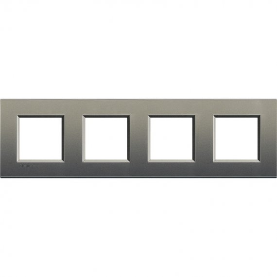 Фотография товара 'Legrand Livinglight Рамка прямоугольная, 4 поста LNA4802M4AE'