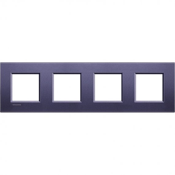 Фотография товара 'Legrand Livinglight Рамка прямоугольная, 4 поста LNA4802M4CB'