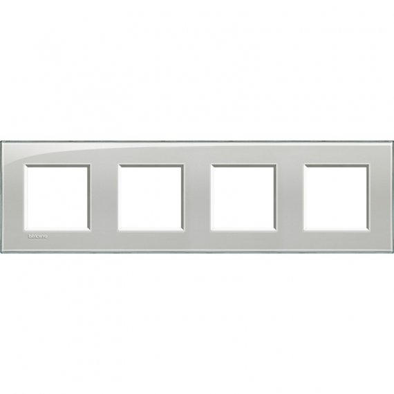 Фотография товара 'Legrand Livinglight Рамка прямоугольная, 4 поста LNA4802M4KG'