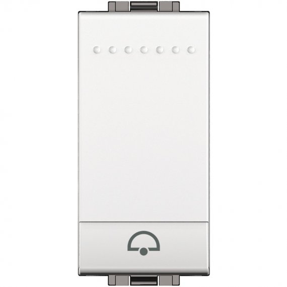 Фотография товара 'Legrand Livinglight Кнопка (NO) с символом Звонок, 1 модуль N4042N'