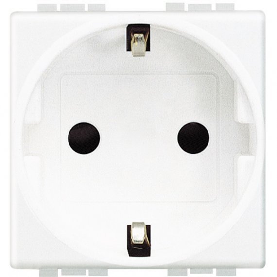 Фотография товара 'Legrand LivingLight Розетка силовая 2К+З с автоматическими клемами N4141AN'