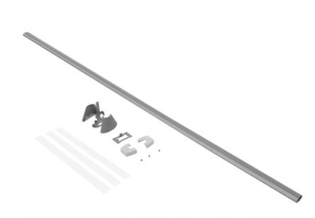 Фотография товара 'Legrand Комплект Ovaline для Snap-On мини-колонны 2 секции, для универсальной мини-колонны 1 секция, 653063'