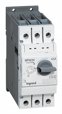Фотография товара 'Legrand Автомат защиты электродвигателя MPX3 T63H,32A 50kA 417365'