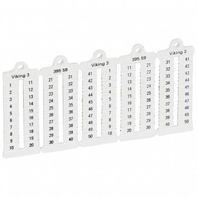 Фотография товара 'Legrand Листы с этикетками для клеммных блоков Viking 3 039559'