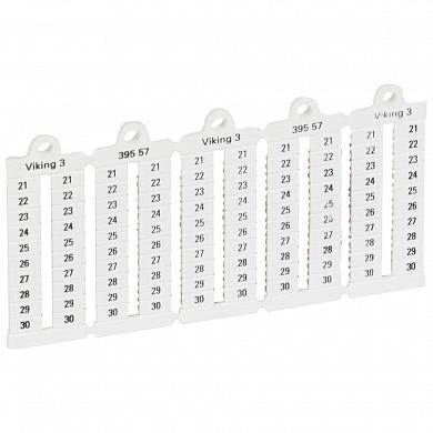 Фотография товара 'Legrand Листы с этикетками для клеммных блоков Viking 3  039557'