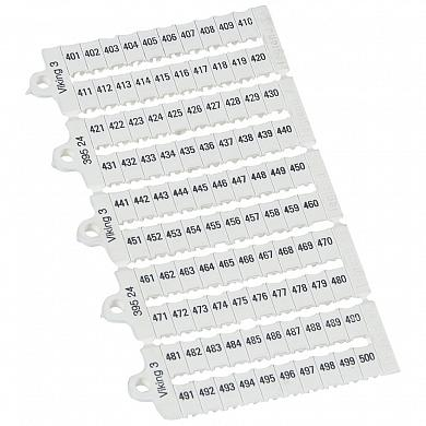 Фотография товара 'Legrand Листы с этикетками для клеммных блоков Viking 3 039524'