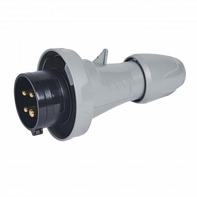 Фотография товара 'Legrand Вилка мобильная 16 А 3К+З 500 В IP 67 555332'