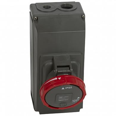 Фотография товара 'Legrand Розетка Hypra IP 66/67-55 3К+Н+3 63 А 059437'