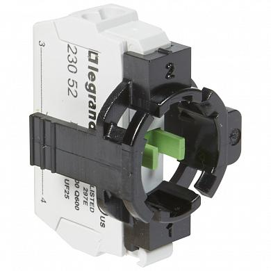 Фотография товара 'Legrand Контактный блок для головки Osmoz, с пружинными клемами, Н.О. 023052'