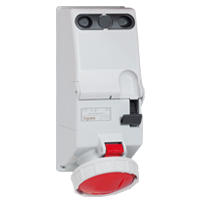 Фотография товара 'Legrand Безопасная розетка со щитком P17 Tempra Pro IP66 057295'