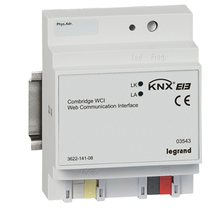 Фотография товара 'Legrand KNX Интерфейс IP/KNX DIN 4 модуля. 003543'