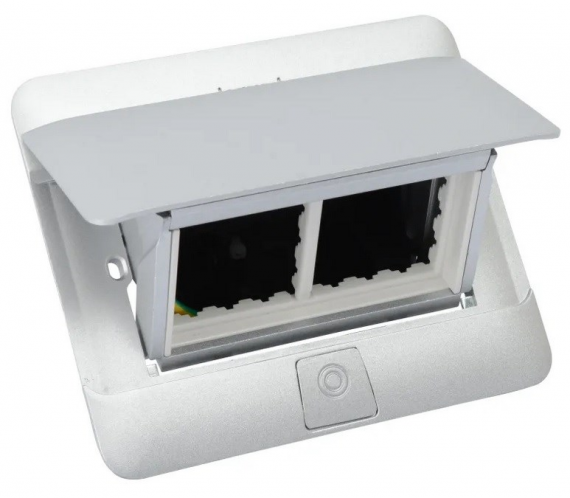 Фотография товара 'Legrand Выдвижной блок в стол, с комплектом для монтажа, 4 модуля 654014'