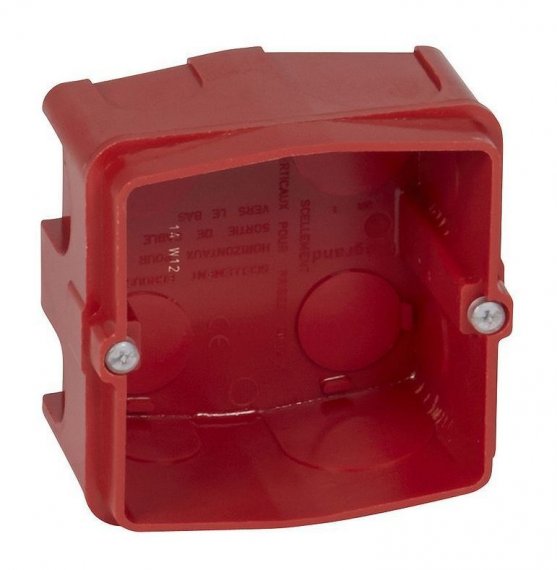 Фотография товара 'Legrand Batibox Коробка встраиваемая для розеток 20 и 32А, 85х85мм, 080185'