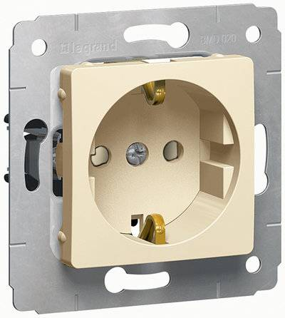 Фотография товара 'Legrand Cariva DIY Розетка 2К+З, немецкий стандарт 695917'
