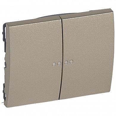 Фотография товара 'Legrand Лицевая панель Galea Life для дв. вкл. с индикатором 771479'