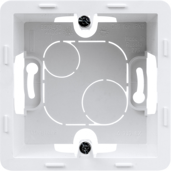 Фотография товара 'Legrand Inspiria Коробка накладного монтажа 1 пост 673980'