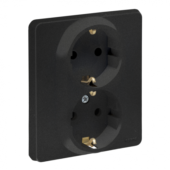 Фотография товара 'Legrand Inspiria Розетка 2 x 2К+З немецкий стандарт 16А 250В 673753'