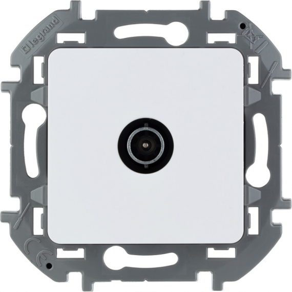 Фотография товара 'Legrand Inspiria Розетка TV проходная 14 дБ 5-862 мГц 673860'