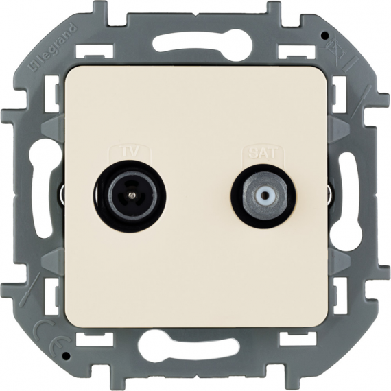 Фотография товара 'Legrand Inspiria Розетка TV/SAT "звезда" 673881'
