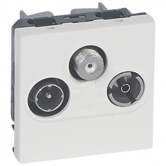 Фотография товара 'Legrand Розетка TV/RD/SAT Mosaic 2 модуля 079296'