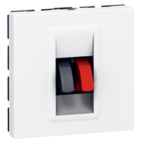 Фотография товара 'Legrand Розетка для колонок Mosaic, 2 модуля 078751'