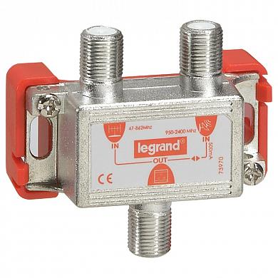 Фотография товара 'Legrand Сумматор ТВ+спутниковое ТВ 073970'